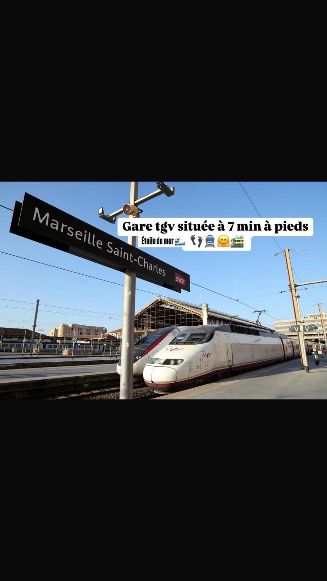 Etoile De Mer Magnifique Studio Deco Plage Et Sable Fin, Votre Sejour A Marseille Commence Ici, Centre-Ville 외부 사진